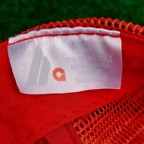 Vintage Rainbow Reef Key Largo Florida Red/White Mesh Snapback Trucker Cap Hat - Picture 7 of 9